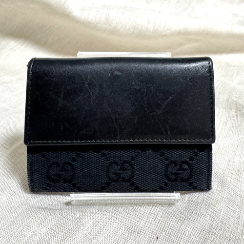 Gucci canvas leather - canvas, card
