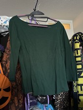 Green Pinup Girl Clothing Sabrina Top