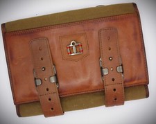 Icon Leather Riders Wallet. 3 fold with, places for Docs and Pen & Strap loops.