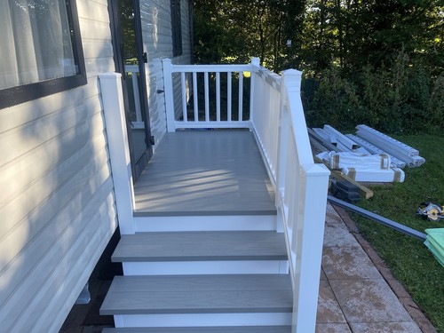 8x4ft caravan veranda - , decking