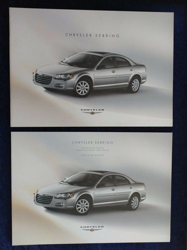 Chrysler sebring brochure - sebring,