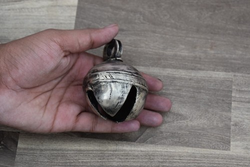 Vintage brass bell cow buffalo - vintage,
