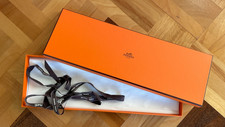 HERMES Tie Orange Empty Gift