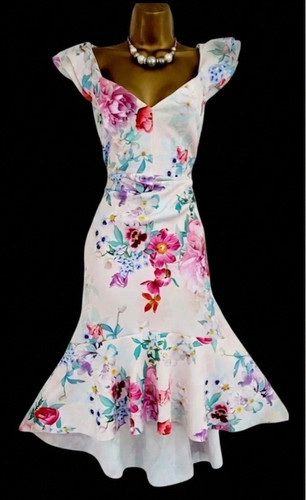 Lipsy white blue pink - blue, floral