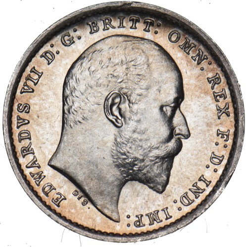 1908 maundy twopence - twopence, edward