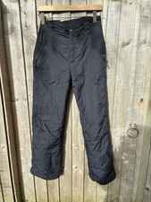COLUMBIA SIZE S WATERPROOF HIKING WALKING OVER TROUSERS LINED WARM