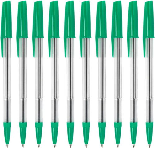 Green ink ballpoint pens - ink,