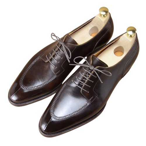 Handmade brown derby - derby, up