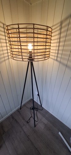 Tripod standard lamp with drum - tripod,