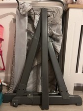 Cozi Nested Sleeper Bedside Crib with Mattress In Grey