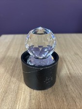 MINATURE FACETED CRYSTAL BALL