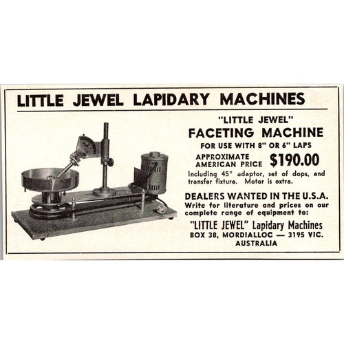 Little jewel lapidary machines - little,