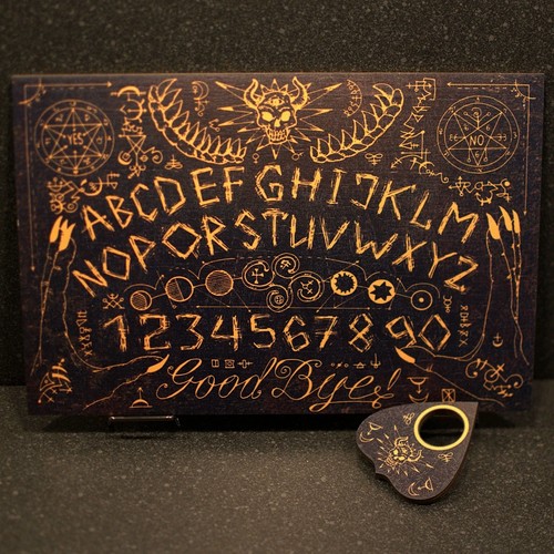 Black ouija board dark - board, —dark