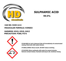 99.5% PURE Sulphamic Acid