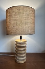 wooden lamp base pat tested