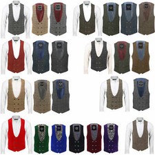 Mens Waistcoat Double Breasted
