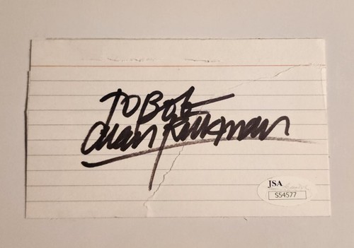 Alan rickman signed - rickman,