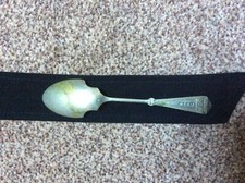Engraved hallmarked spoon - engraved,