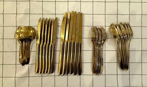 30pc gold stainless steel - 30pc,