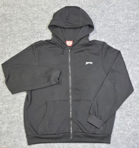Slazenger zip hoodie black - slazenger,