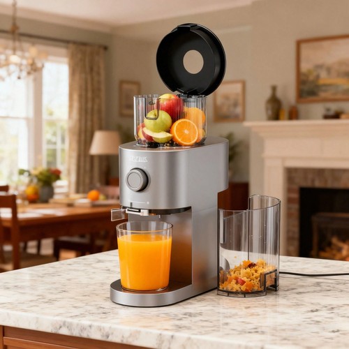 Wide chute cold press - press, juicer