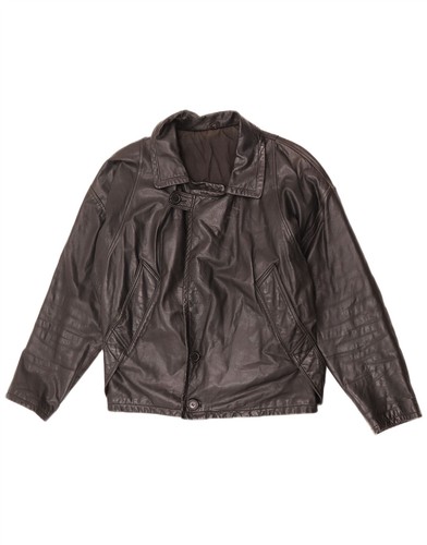 Vintage mens leather - leather, jacket