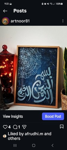 Acrylic painting with arabic - painting,
