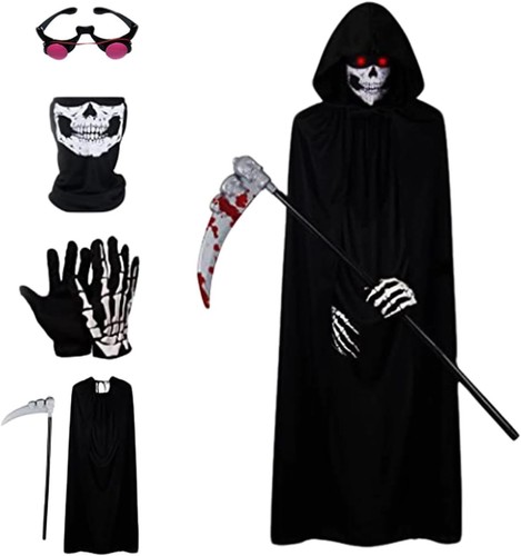 5pcs grim reaper costume - grim, set