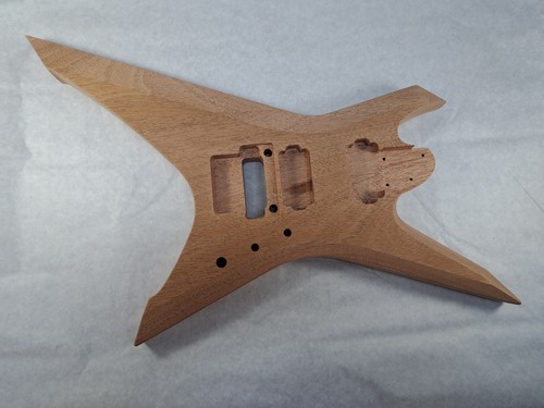 Mahogany xiphos guitar body - guitar,
