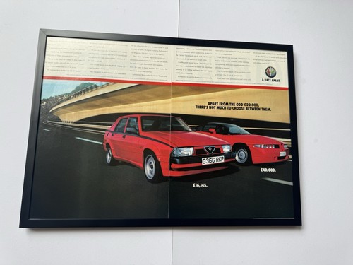 Framed alfa romeo - 75, v6