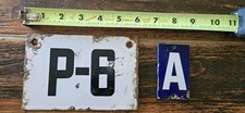 Antique Porcelain Signs A /