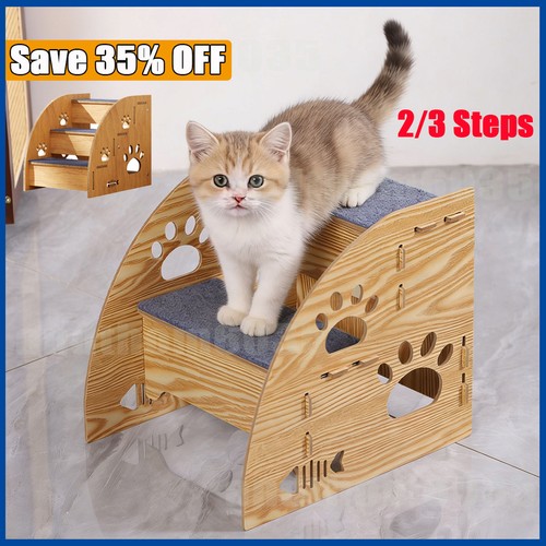 Steps pet ramp wooden dog - steps,