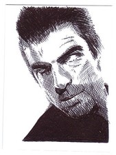 ACEO Sketch Card Zachary Quinto as Sylar from Heroes TV Series