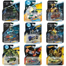 Hot Wheels DC Universe Character Cars 1:64 Scale Diecast Vehicles (Pick a Style)
