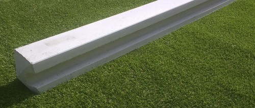 Reinforced concrete end fence - reinforced,