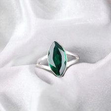 Rare emerald green gemstone - green,