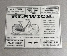 1898 Advert Elswick Cycles