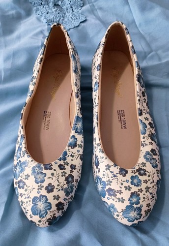 Angel steps blue - blue, patent