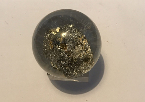 Pyrite sphere resin - pyrite, on