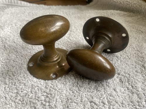 Victorian solid brass oval - solid,