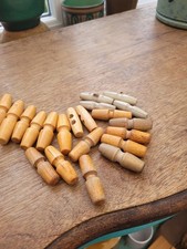 WOODEN, PLASTIC & IMITATION HORN DUFFLE COAT/CARDIGAN TOGGLE BUTTONS job lot