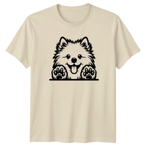 Pomeranian dog cartoon animal - pomeranian,