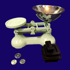 Victor England Mint Green Painted Scales