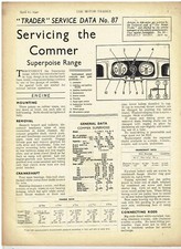 COMMER SUPERPOISE Mk1 TRUCK