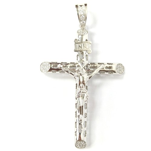 Silver crucifix pendant 925 - crucifix,