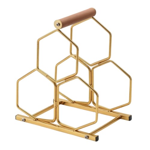 Tabletop wine rack honeycomb - rack,