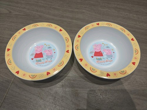 Peppa pig plastic childs bowl - pig,