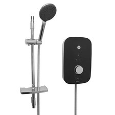 Bristan Noctis 10.5kw Electric Shower Black & Chrome New Discontinued Free Post