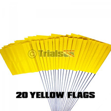 20 x Yellow Motorcycle Trials