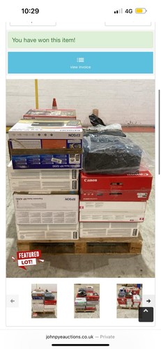 Bulk job lot ink - job, of